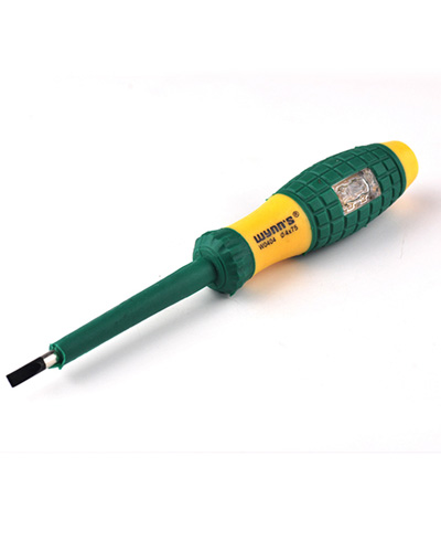 Electrical test screwdriver