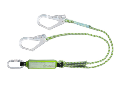 Energy Absorbing Forked Lanyard