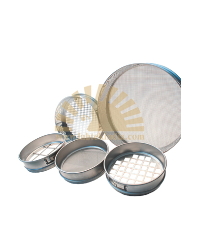 Standard Test Sieves 30 cm diameter, (G.I. Sheet Frame)