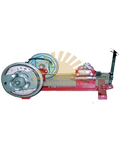 Cut Section Model Of Drum Brake Unit (Hydraulic Working)